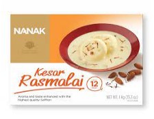 Kesar Rasmalai 1KG 12PCS